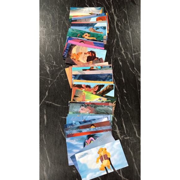 RARE/LIMITED EDITION Skybox Walt Disney Lion King Complete 50 Trading Card Set - Picture 9 of 9